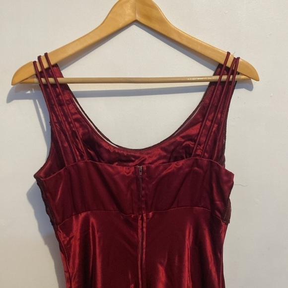 Y2K Kiki USA Medium Satin Maxi Dress - Picture 8 of 11
